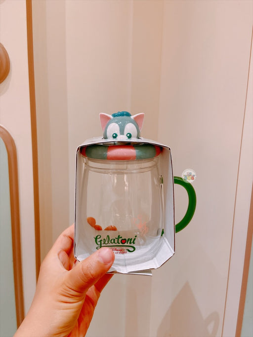 SHDL - Gelatoni Glass Coffee Mug with Lid
