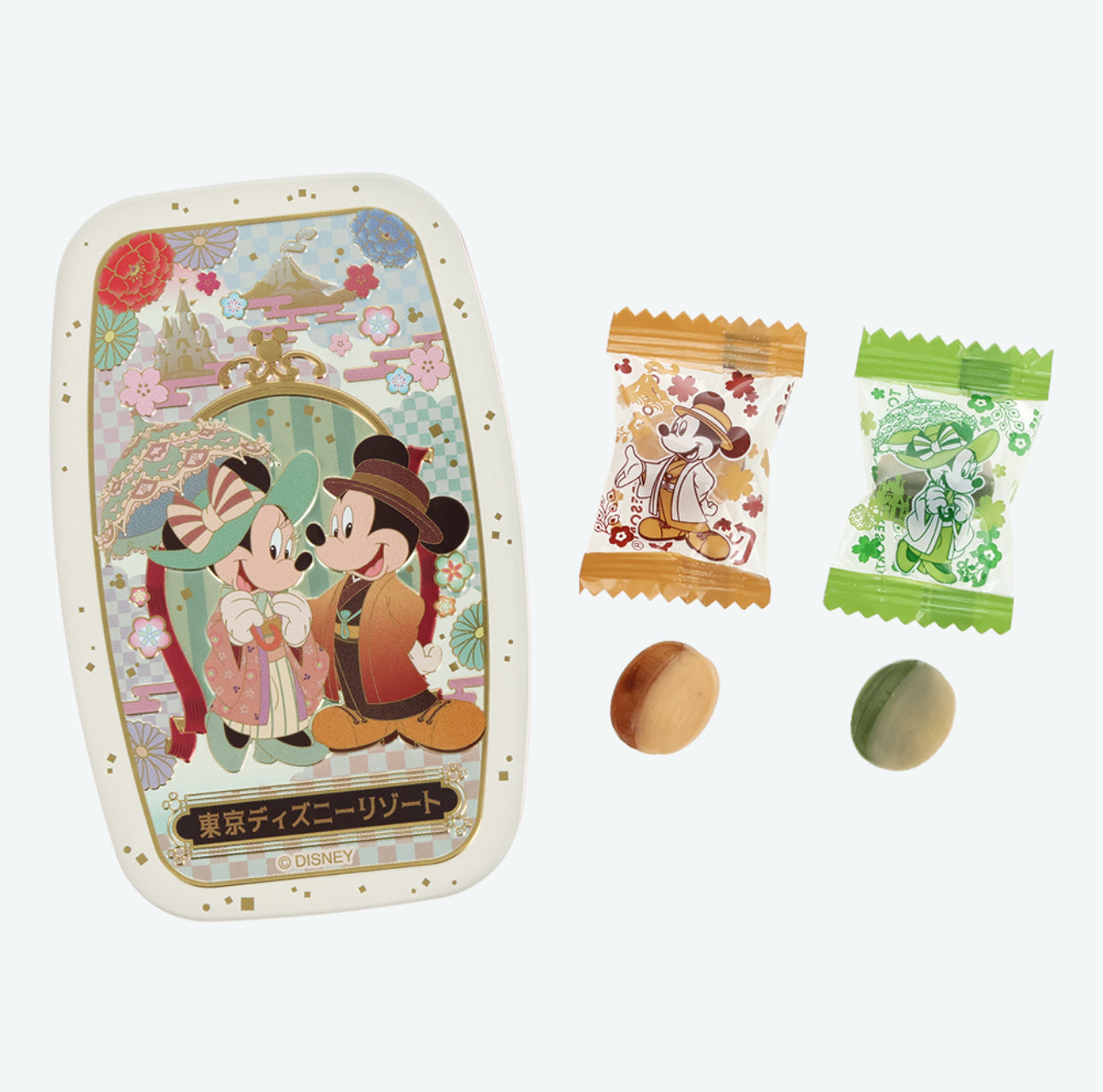 TDR - Mickey and Minnie in Kimono and Hakama Candy Box Set