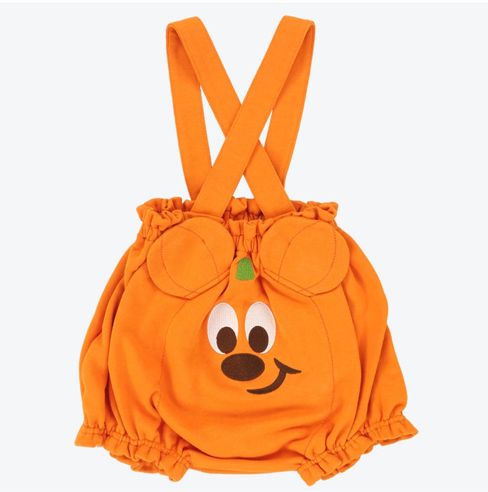 TDR - 2026 Disney Halloween x Mickey & Minnie Mouse 'Scared Ghost & Pumpkin Lantern Collection x Pumpkin Lantern Bloomers Oversalls and Hat Set for Kids (Release Date: Sept 15, 2026)