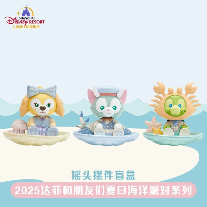 SHDL - 2025 Duffy & Friends Summer Ocean Collection x Duffy & Friends Bobblehead Figure Blind Single Box  (Release Date: July 8, 2025)
