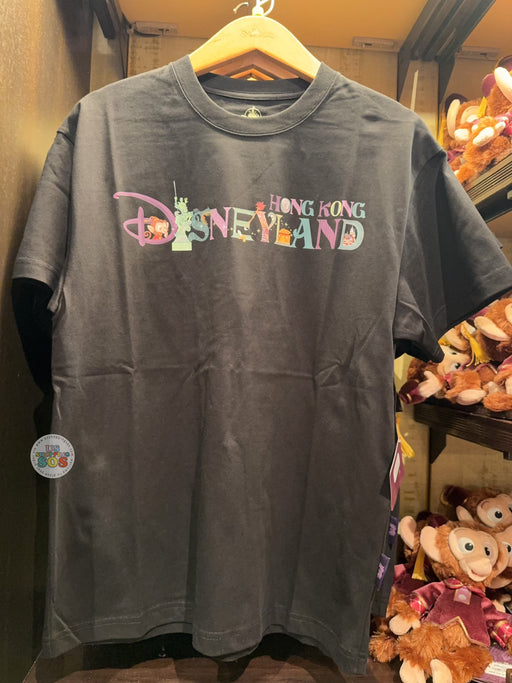 HKDL - Mystic Manor Albert the Monkey & Hong Kong Disneyland Wordings T Shirt for Adults