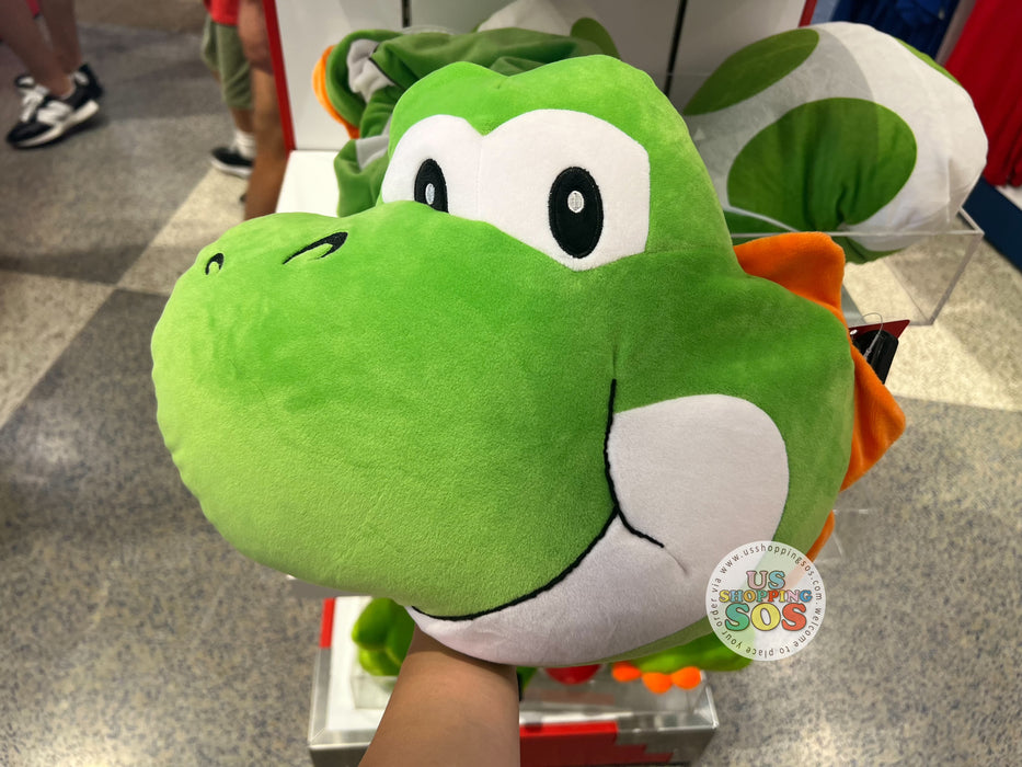 Universal Studios - Super Nintendo World - Yoshi & Egg Reversible Cushion/Plush Toy