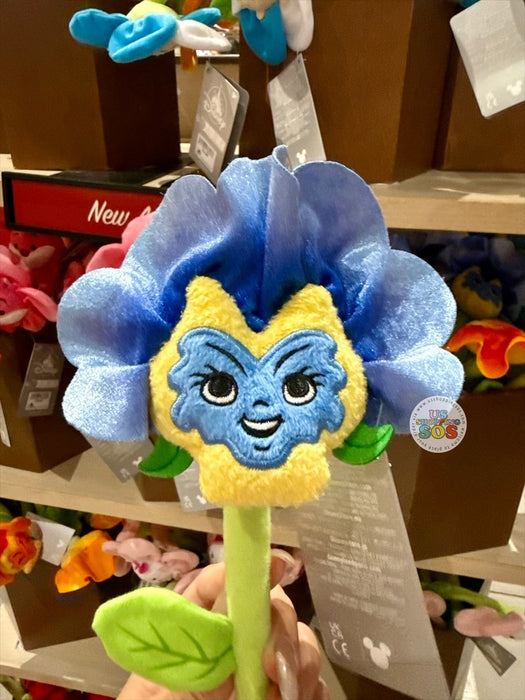 DLR/WDW - Alice in Wonderland 2026 - Blue Pansy Plush Flower
