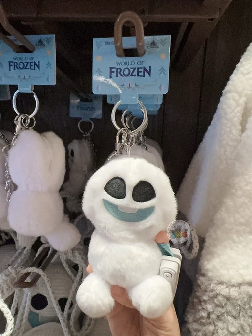 HKDL - World of Frozen 1st Anniversary Snowgies Plush Keychain with Pouch