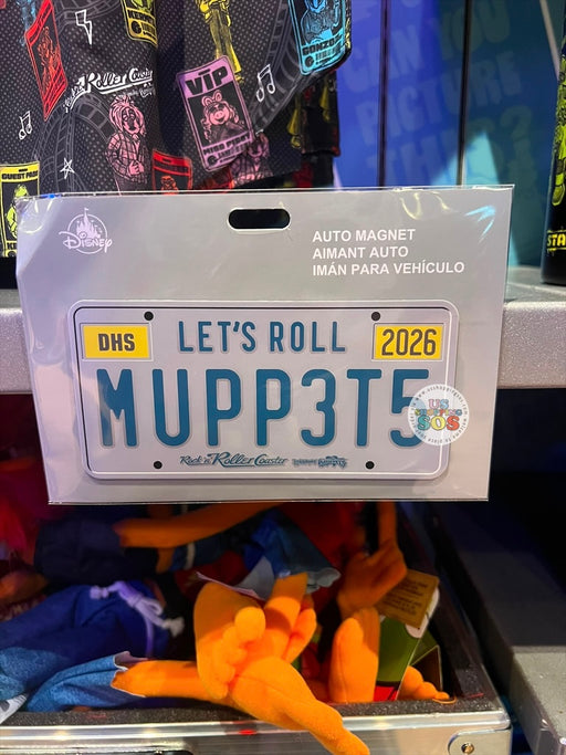 WDW - Rock ‘n’ Roller Coaster Starring The Muppets 2026 - Let’s Roll MUPP3T5 Auto Magnet