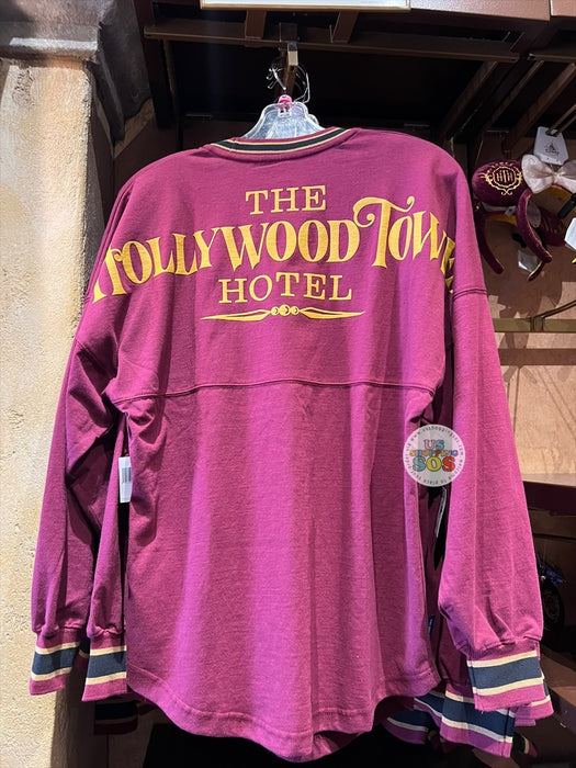 DLR/WDW - Hollywood Tower Hotel 2026 - Spirit Jersey Maroon Pullover (Adult)