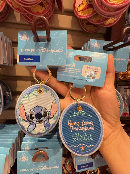 HKDL - 2026 Hong Kong Disneyland Embroidered Keychain x Stitch