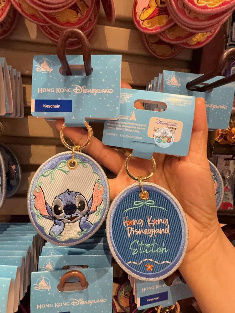 HKDL - 2026 Hong Kong Disneyland Embroidered Keychain x Stitch