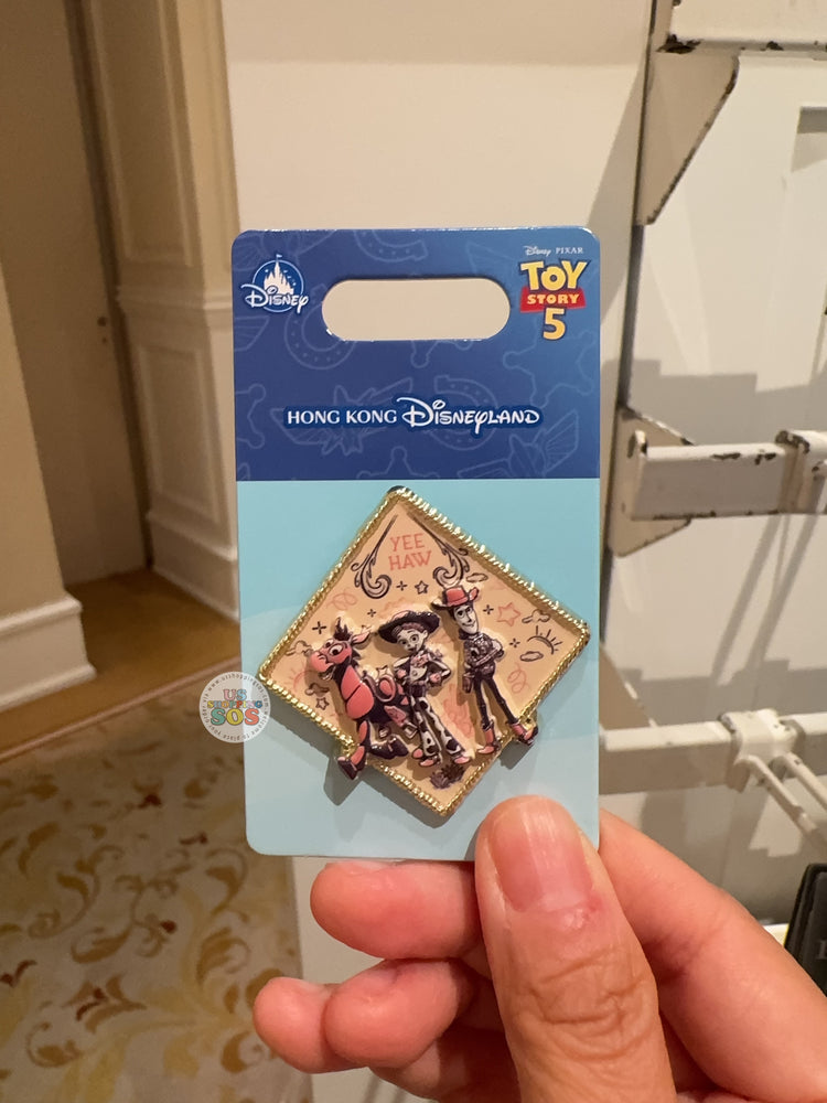 HKDL - Toy Story 5 Woody, Jessie &  Bullseye Pin