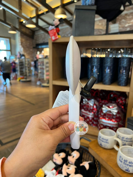 DLR/WDW - Mickey Mouse White Imitation Leather Ear Headband