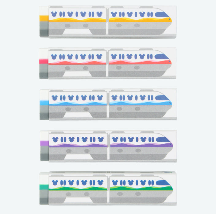 TDR - Tokyo Disney Resort "Disney Resort Line" x Erasers Set of 5