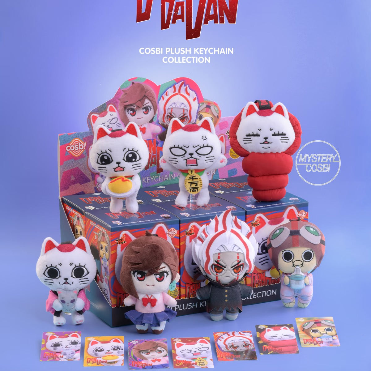 Hot Toy Cosbi - Dandadan Cosbi Plush Keychain Mystery Box (Release