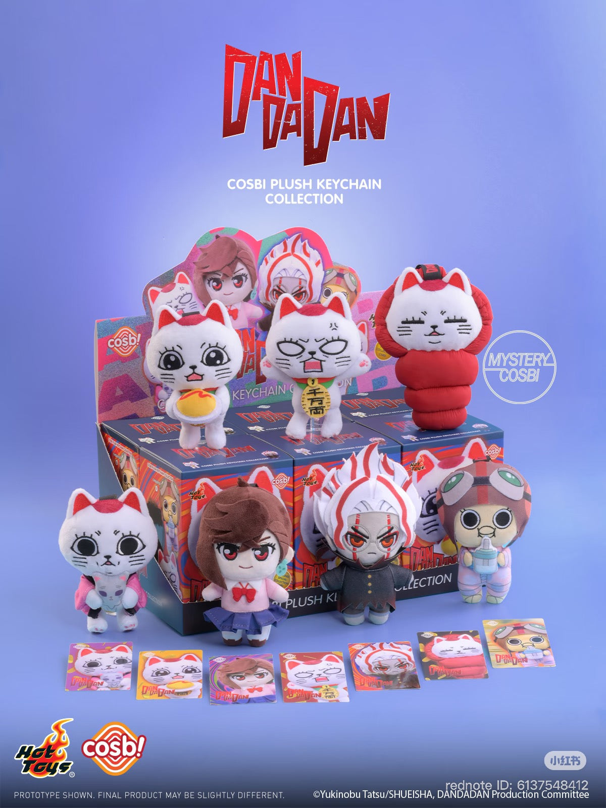 Hot Toy Cosbi - Dandadan Cosbi Plush Keychain Mystery Box (Release