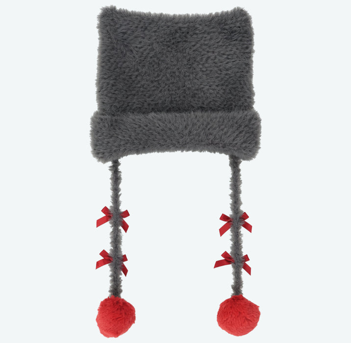 TDR - Disney The Aristocats with Soft Pink & Blue Ribbons Collection x Berlioz Kit Beanie with Pom Pom for Adults