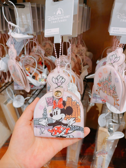 SHDL - Mickey & Friends Tasty Tour in Shanghai Collection x Minnie Mouse Hand Mirror & Keychain