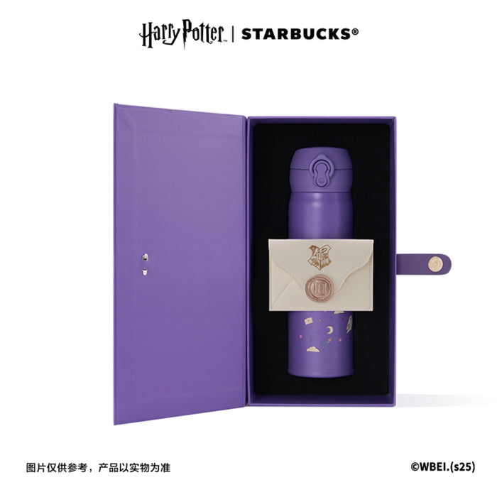 Starbucks China - Harry Potter x Starbucks - Thermos Hedwig Stainless Steel Handy Bottle 500ml with Card Holder