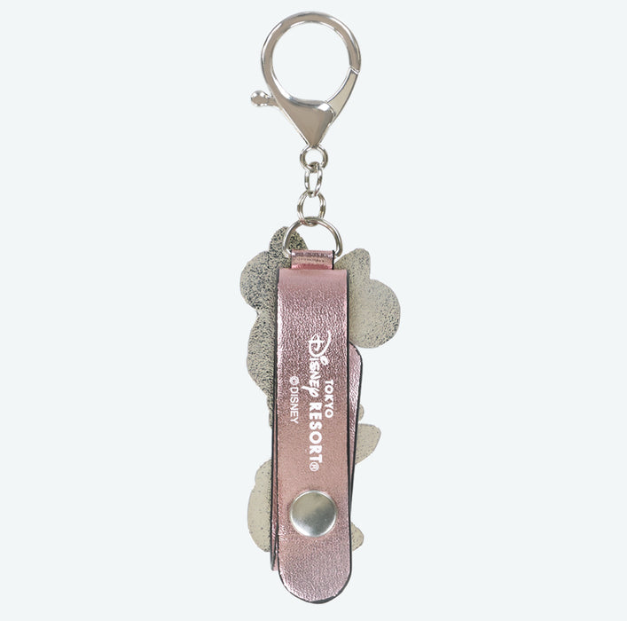 TDR - Minnie Mouse Wearing Pink dress Headband Holder Keychain