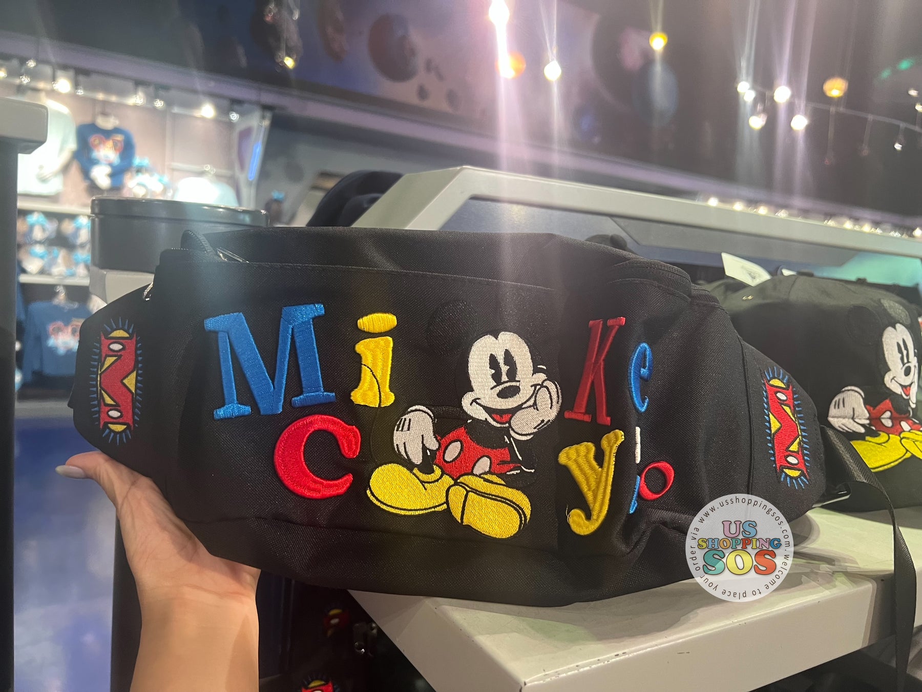 DLR/WDW - Mickey & Co. Mickey Black Fanny Pack