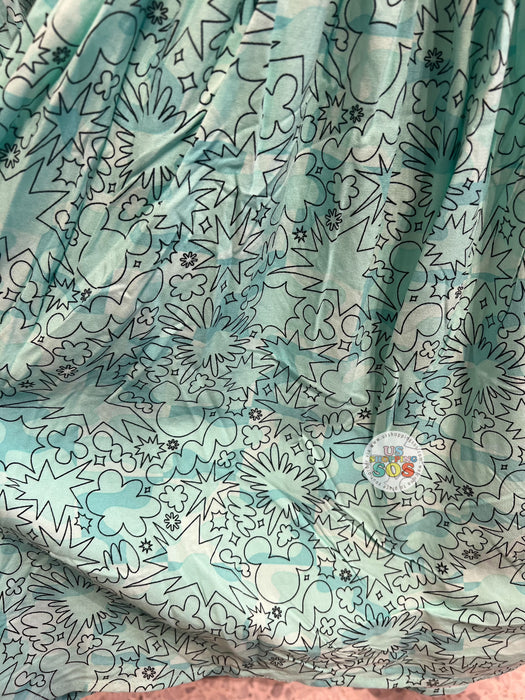DLR/WDW - Her Universe Mickey Icon All-Over-Print Teal Dress (Adult)