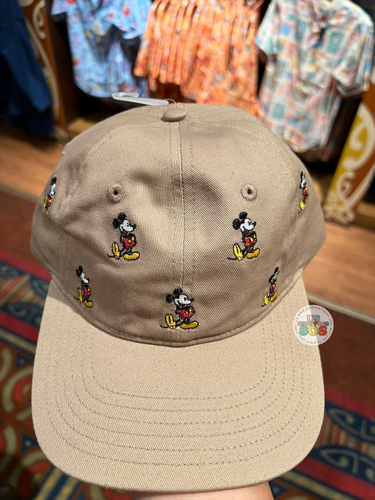 DLR/WDW - Classic Mickey All-Over-Print Park Logo Toffee Baseball Cap 2026