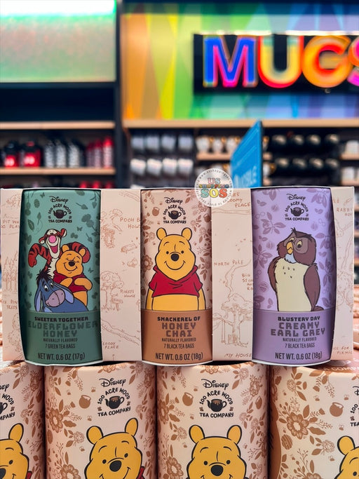 DLR/WDW - Disney 100 Acre Wood Tea Company - Pooh & Friends/Pooh/Owl Tea Variety Pack (7 Green or Black Bags Each)