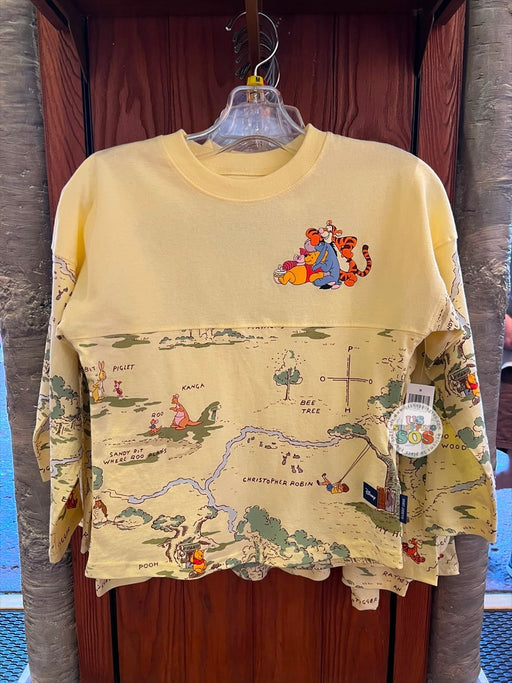 DLR/WDW - Winnie the Pooh - Spirit Jersey Hundred Acre Wood Butter Yellow Pullover (Kids)