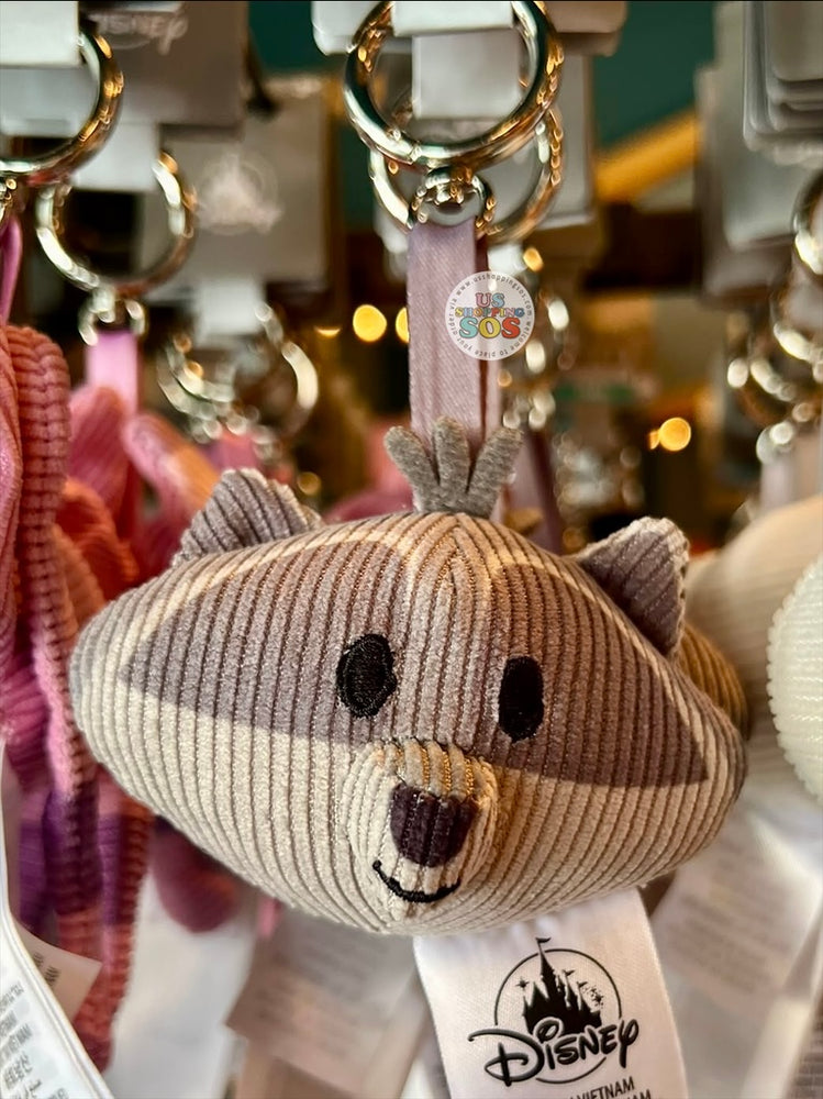 DLR/WDW - Pocahontas - Meeko Face Icon Corduroy Plush Keychain 2026