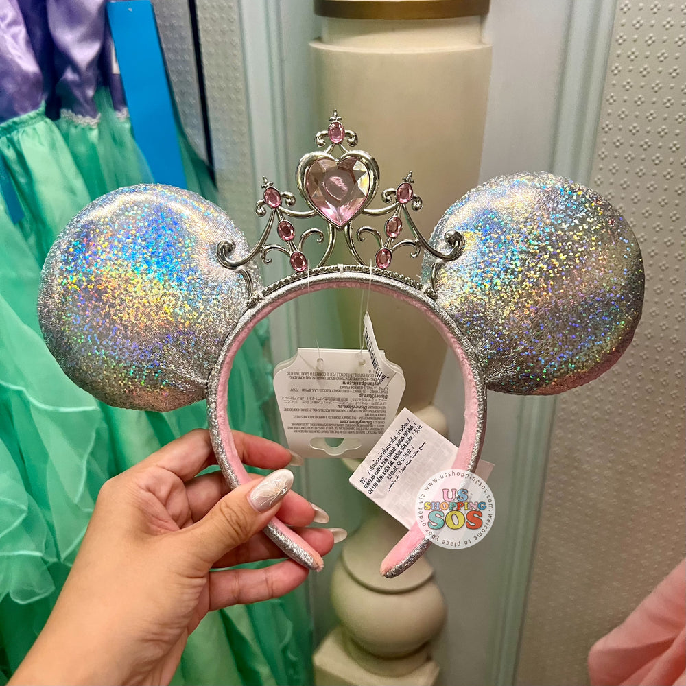 DLR/WDW - Disney Princess - Minnie Pink Rhinestone Tiara Ear Headband