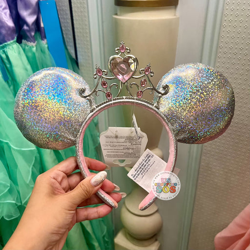 DLR/WDW - Disney Princess - Minnie Pink Rhinestone Tiara Ear Headband