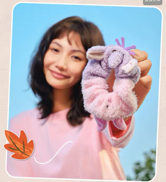 SHDS - 2025 Cute & Moving Fall Collection x Piglet & Lumpy Fluffy Hair Scrunchies (Release Date: Aug 26, 2025)