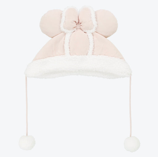 TDR - 2026 Tokyo Disney Resort Fall & Winter Collection x Minnie Mouse Fan Cap with Pom Pom For Adults Color: White (Release Date: Oct 8, 2026)
