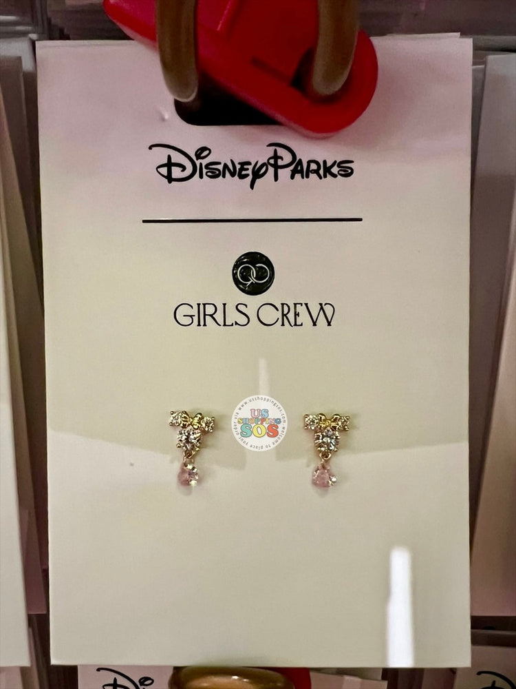 DLR/WDW - Girls Crew Minnie Icon & Heart Earrings