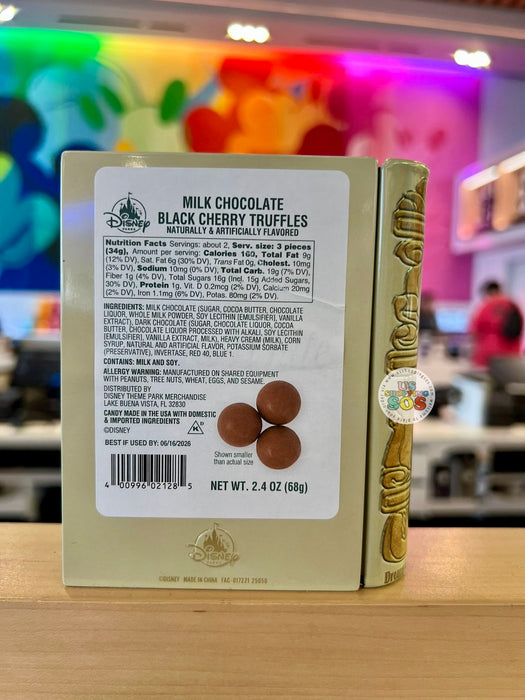 DLR/WDW - Snow White Journal Book Milk Chocolate Black Cherry Truffles