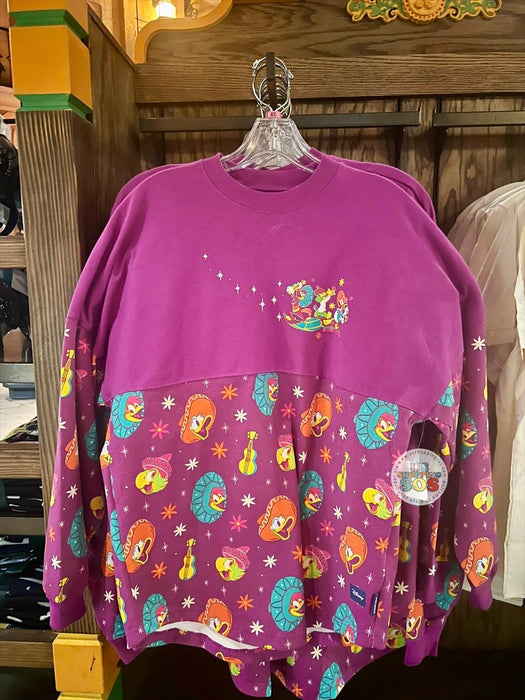 WDW - Epcot World Showcase Mexico 2026 - Spirit Jersey The Three Caballeros Orchid Pullover (Adult)