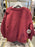 DLR/WDW - Christmas 2024 - Big Face Santa Pooh & Wreath Burgundy Pullover (Adult)
