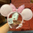 DLR/WDW - Baby Pink Mickey Icon Organza Sequin Bow Ear Headband