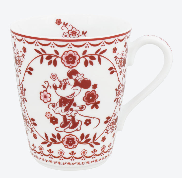 TDR - Mickey & Minnie Mouse "Flowers" Mugs Set (Release Date: Nov 14, 2024)