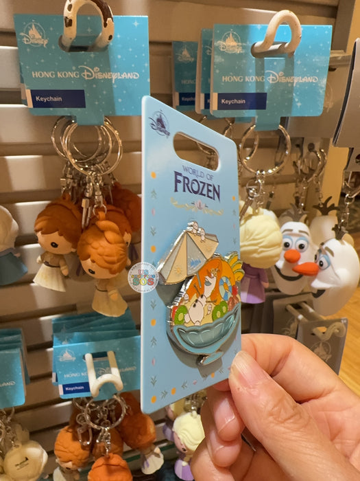 HKDL -  2026 World of Frozen Collection x Olaf & Snowgies ‘Beach Umbrella’ Pin Badge
