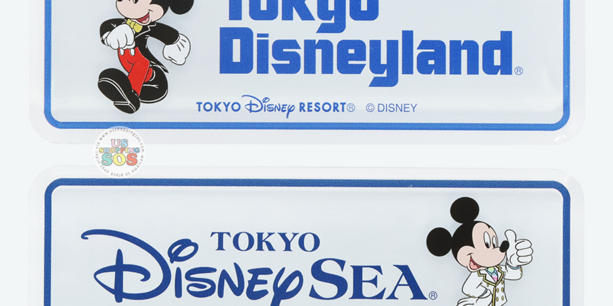 TDR - Mickey Mouse Tokyo Disneyland & Tokyo Disney Sea Logos
