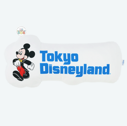 TDR - Mickey Mouse Tokyo Disneyland & Tokyo Disney Sea Logos 2 Sided Cushion (Release Date: Jan 22, 2026)
