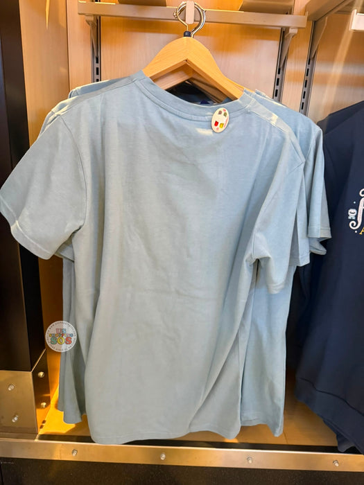 DLP - 2026 World of Frozen x Olaf & Sven Pocket T Shirt for Adults Color: Light Blue
