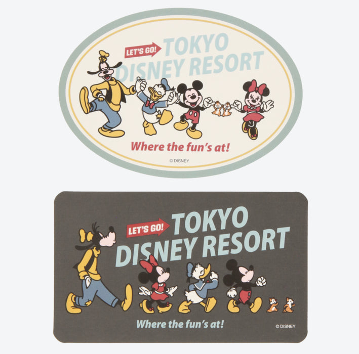 TDR - "Let's go to Tokyo Disney Resort" Collection x Mickey & Friends Stationary Set (Release Date: April 25)