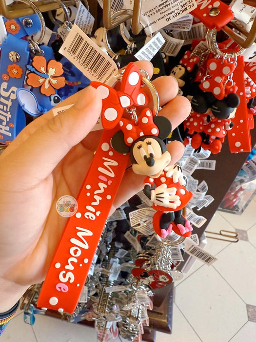 DLP - Minnie Mouse Silicone Rubber Pendant Strap Keychain