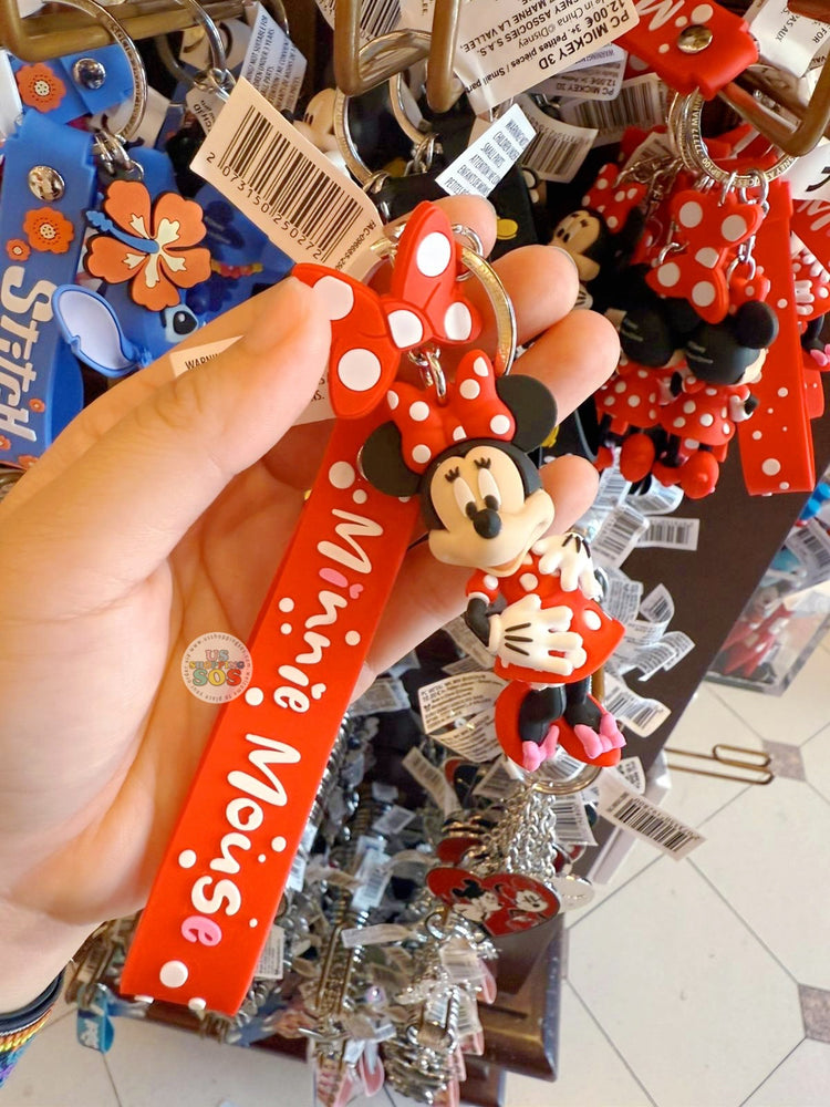 DLP - Minnie Mouse Silicone Rubber Pendant Strap Keychain