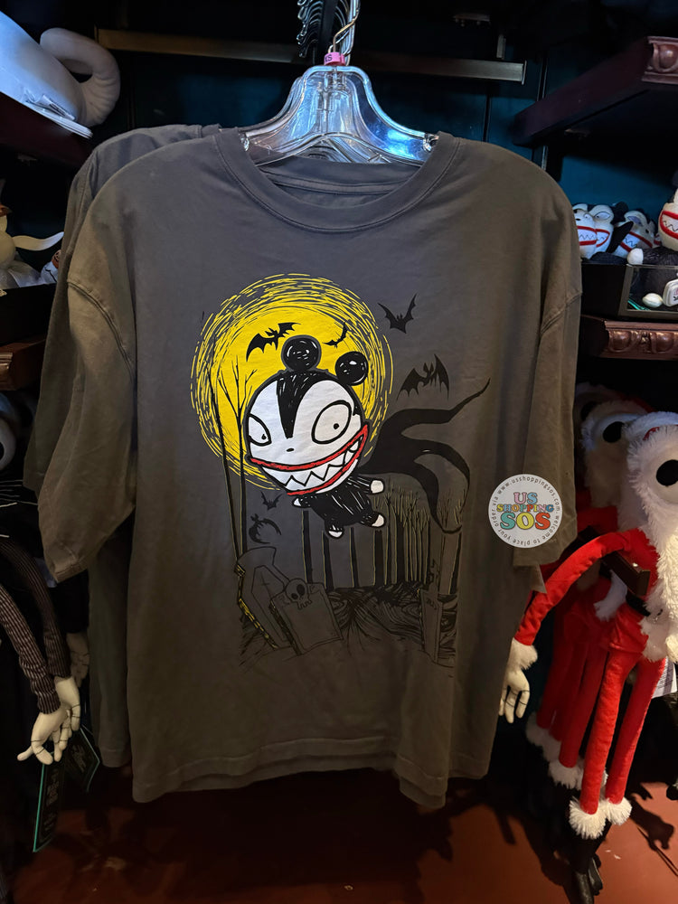 DLR/WDW - The Nightmare Before Christmas – Vampire Teddy Dark Grey Graphic T-shirt (Adult)