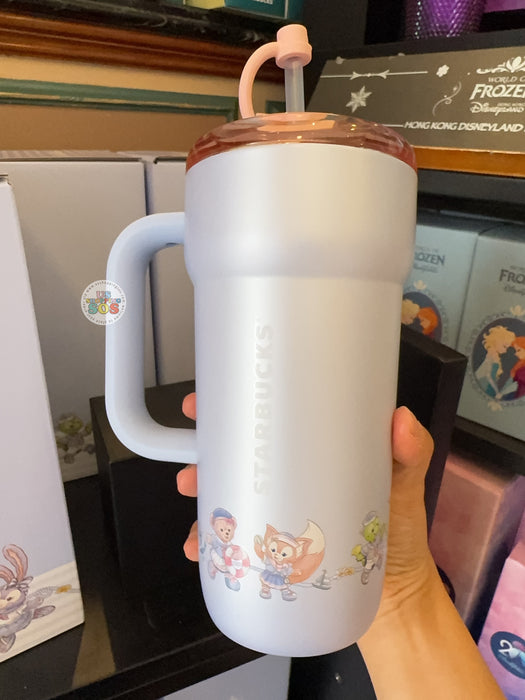 HKDL - 2026 Duffy & Friends, Mickey "Springtime Voyage" Collection x Starbucks Stainless Steel Cold Cup Tumbler
