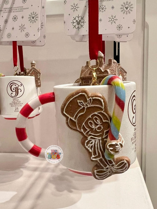 WDW - Disney’s Grand Floridian Resort & Spa - Mickey Gingerbread & Hot Cocoa Mug Ornament