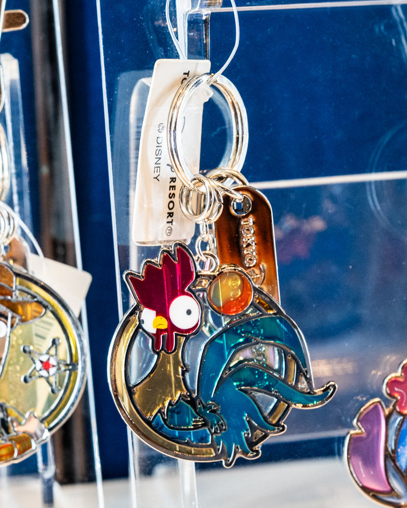TDR - Hei Hei the Rooster Stainless Glass Keychain