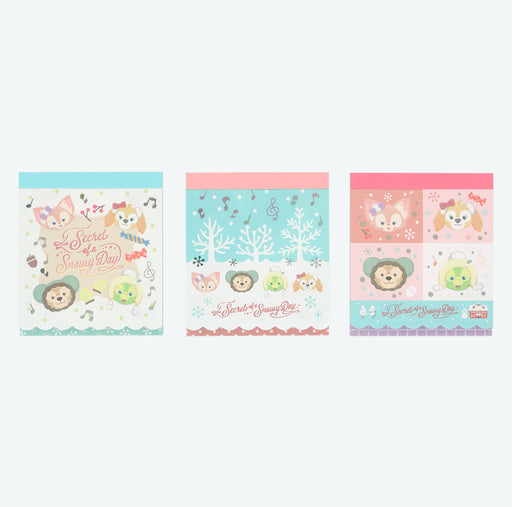 TDR - Duffy & Friends "Secret Of a Snowy Day" Collection x Memo/Sticky Note Pads Set of 3 (Release Date: Nov 4, 2025)