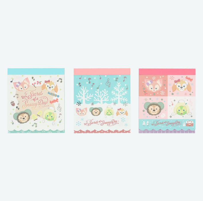 TDR - Duffy & Friends "Secret Of a Snowy Day" Collection x Memo/Sticky Note Pads Set of 3 (Release Date: Nov 4, 2025)